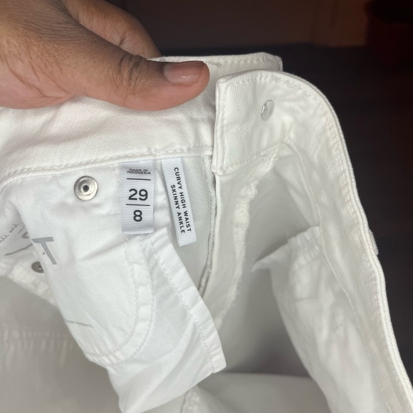 LOFT Cream Skinny Women Jeans - Picture 5 of 5